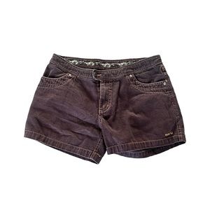 Womens Kavu Brown  Denim Shorts